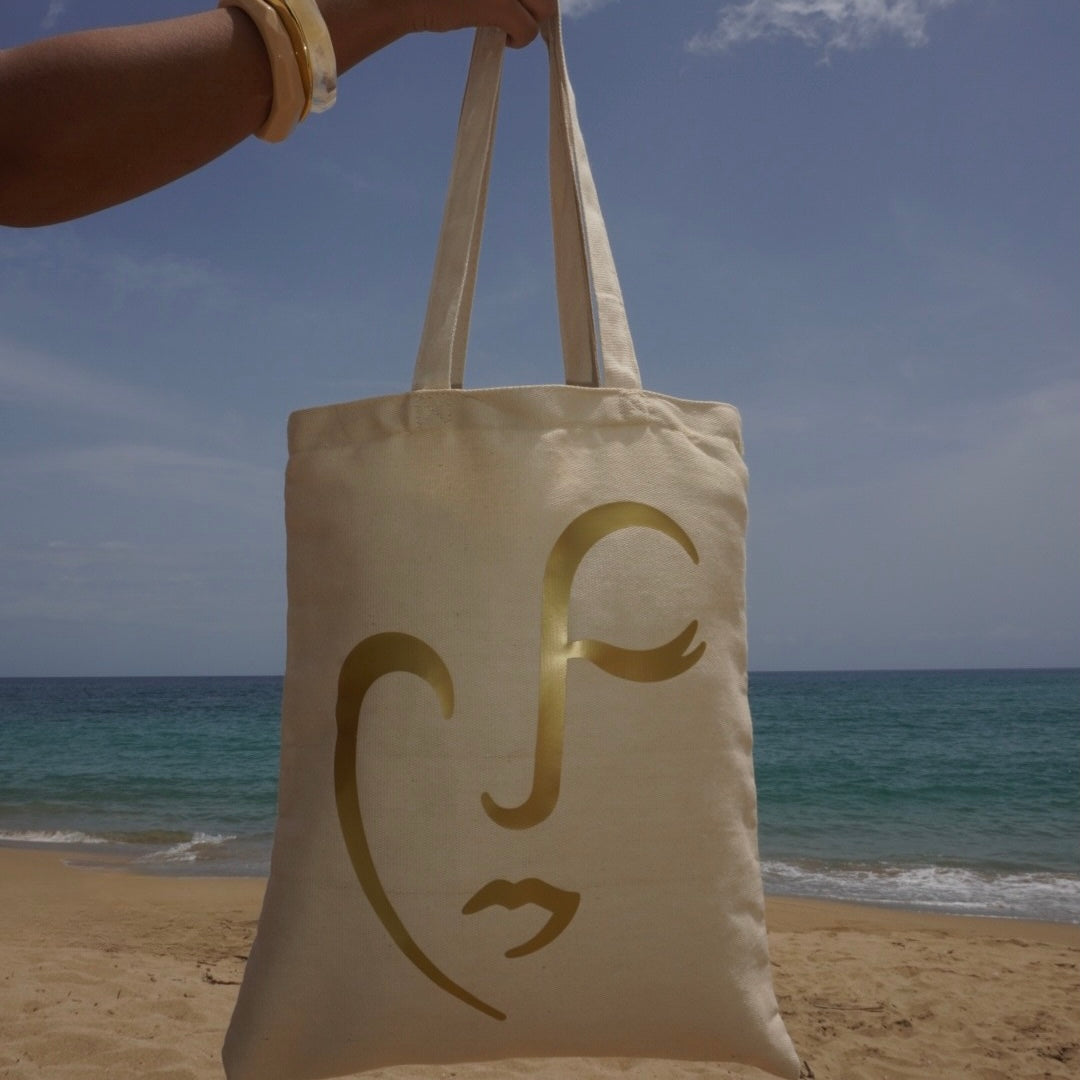 FACE TOTE BAG